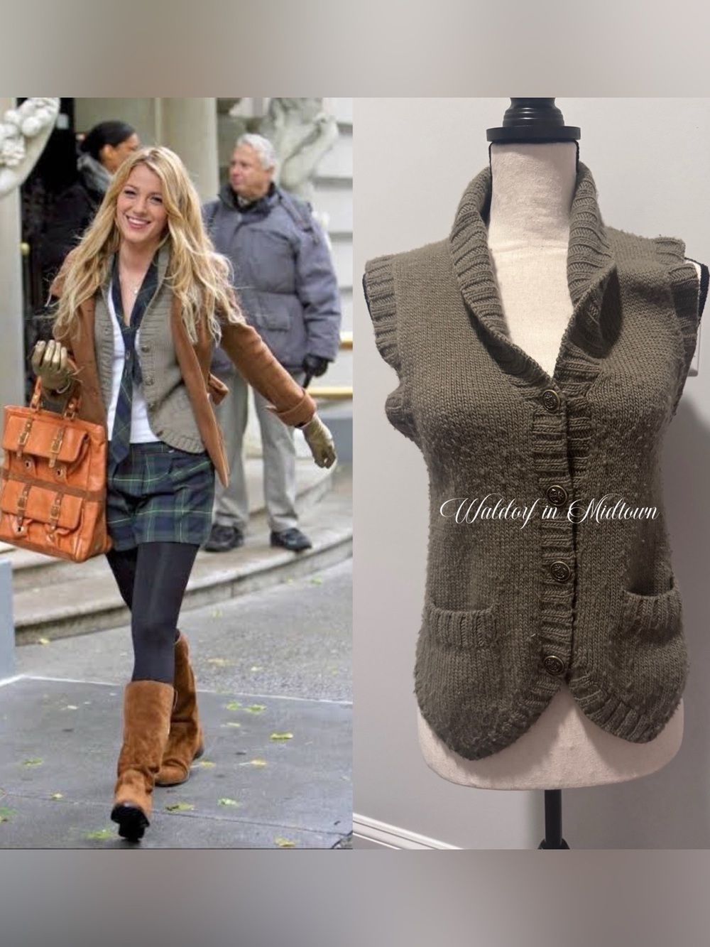 ASO Serena van der Woodsen MBMJ sweater vest M